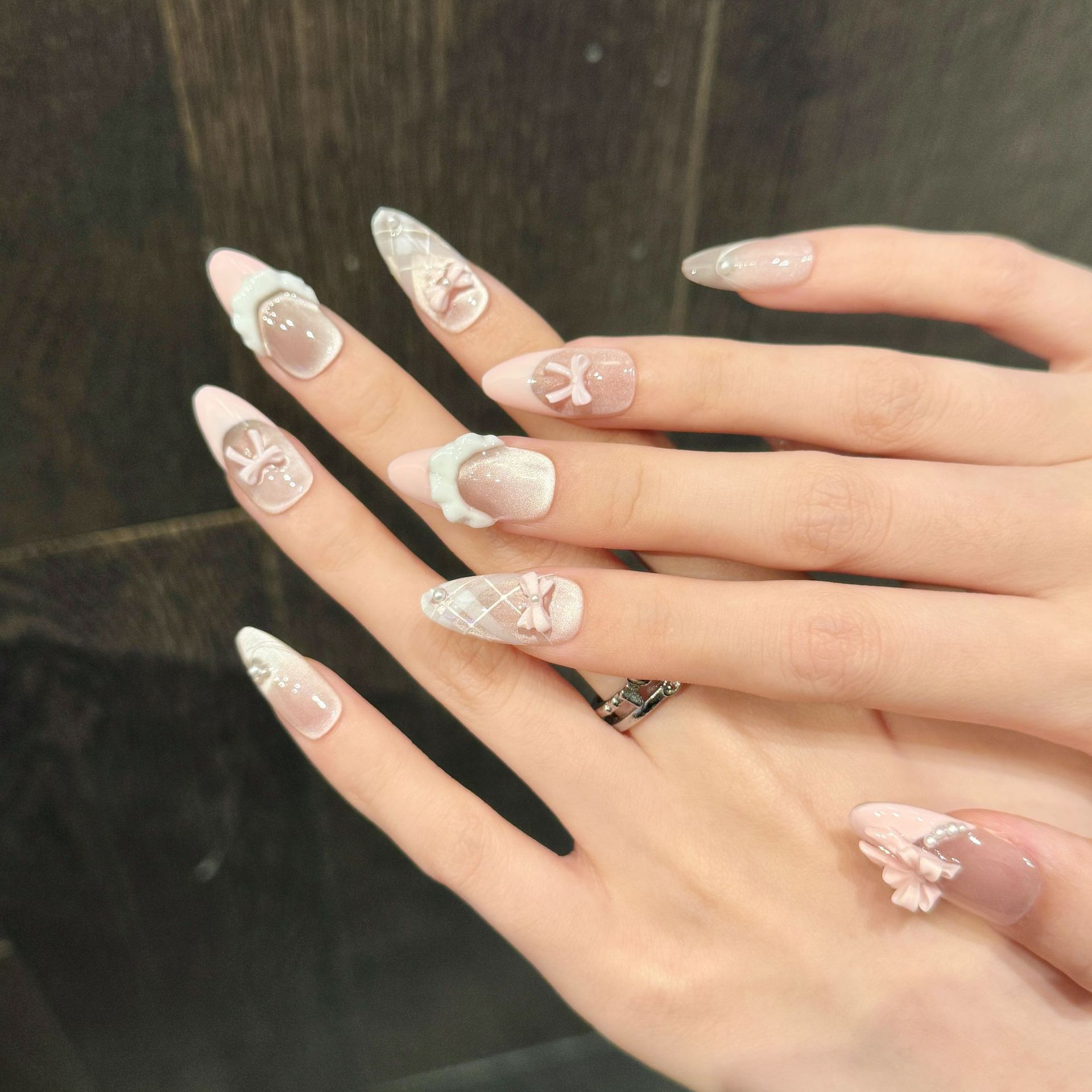 10pcs Handmade Press on Nails  - Nail Art Y2K ulasan dan harga