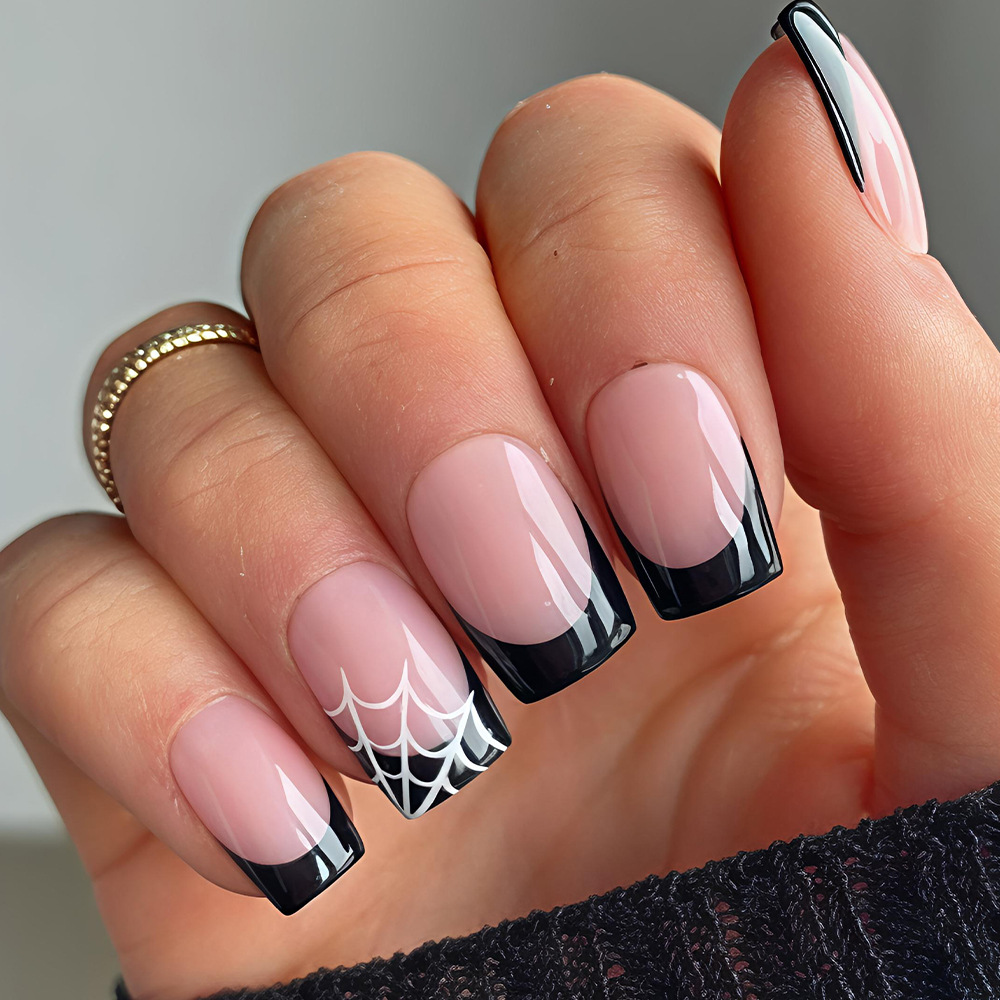 24Pcs Halloween Press On Nails - Nail Art Y2K ulasan dan harga