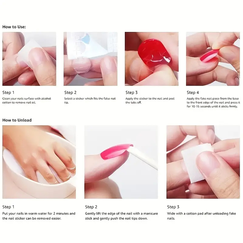 24pcs medium square minimalist - Nail Art Y2K ulasan dan harga