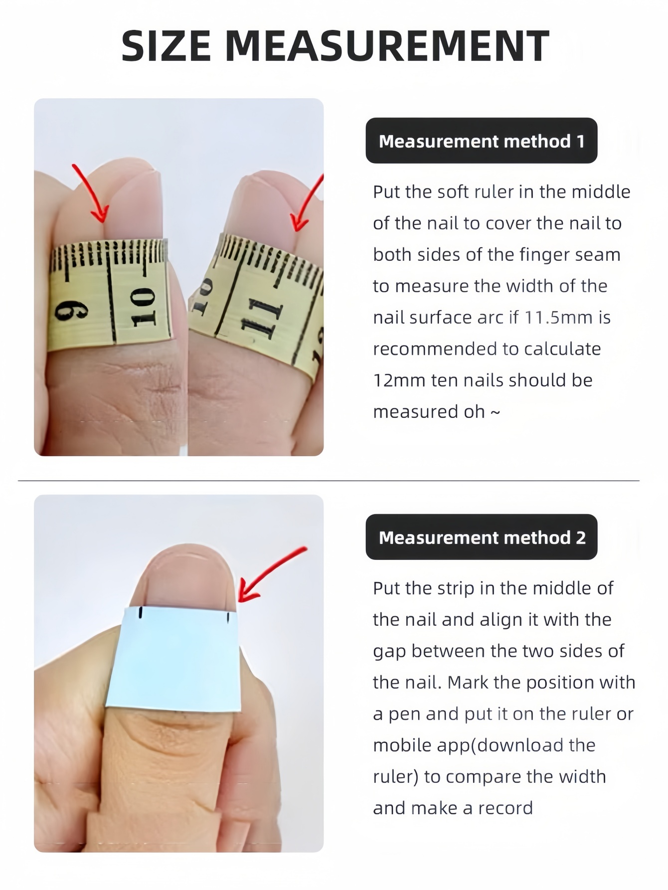 10 Long Trapezoidal Press-On N - Nail Art Y2K ulasan dan harga