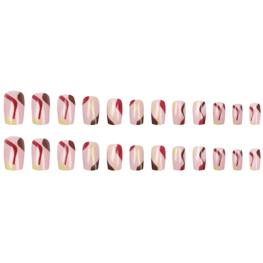Short Medium fake nails for wo - Nail Art Y2K ulasan dan harga